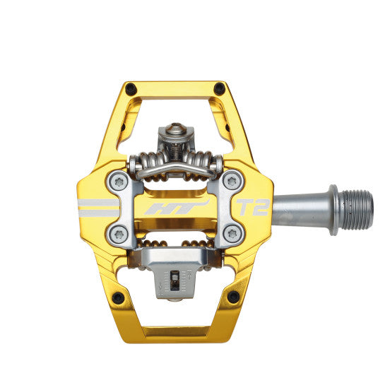 HT COMPONENTS ENDURO T2 Gold pedals