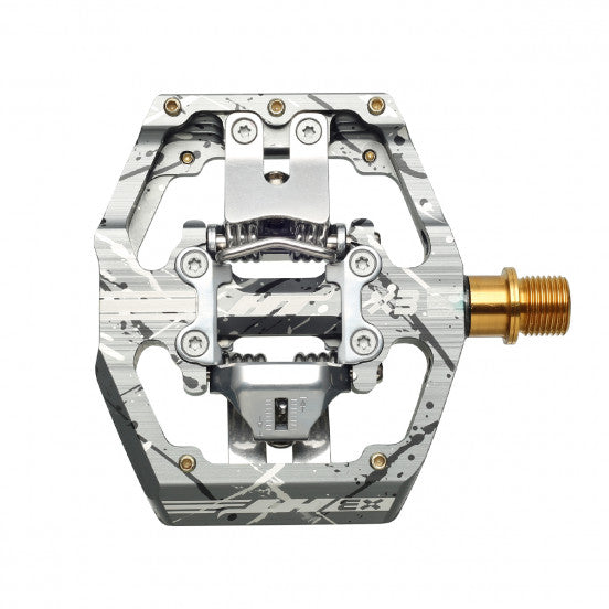 HT COMPONENTS X3 Titanium Camo Grey pedals