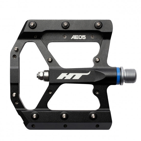 HT COMPONENTS EVO+ AE05 Flat Pedals Black