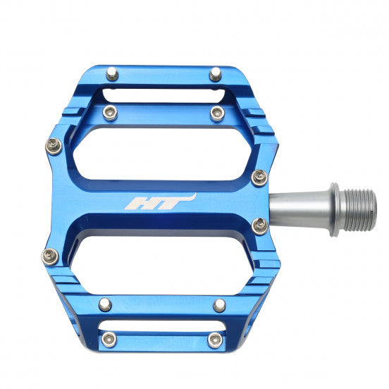 HT COMPONENTS AR09SX navy blue flat pedals