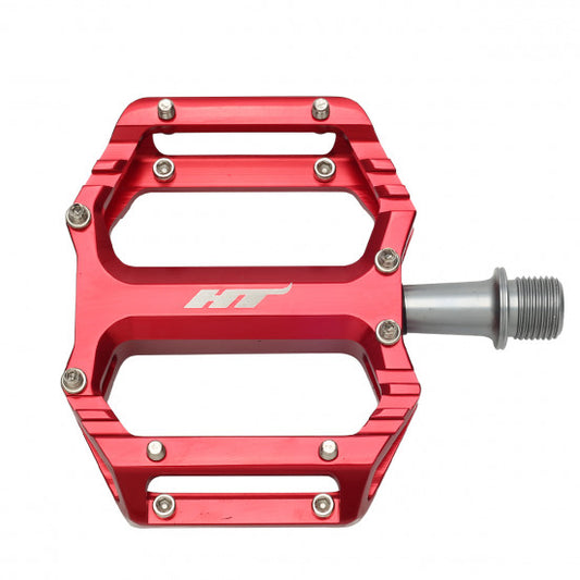 HT COMPONENTS AR09SX Red flat pedals