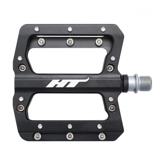 HT COMPONENTS NANO AN14A Black flat pedals