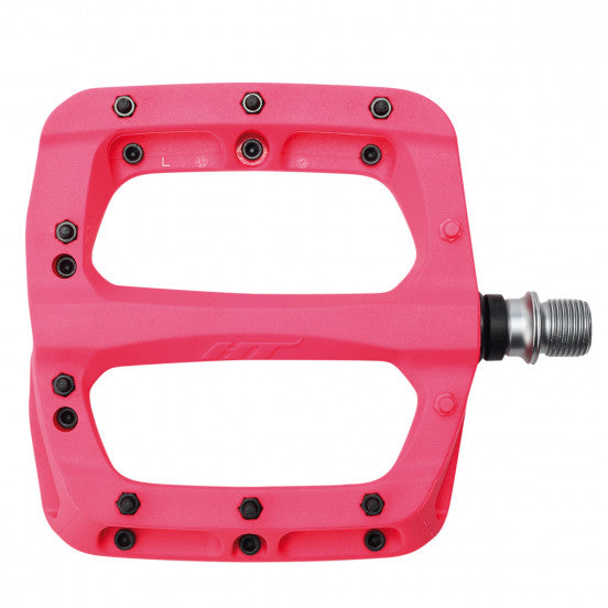 HT COMPONENTS NANO-P Flat Pedals PA03A Pink