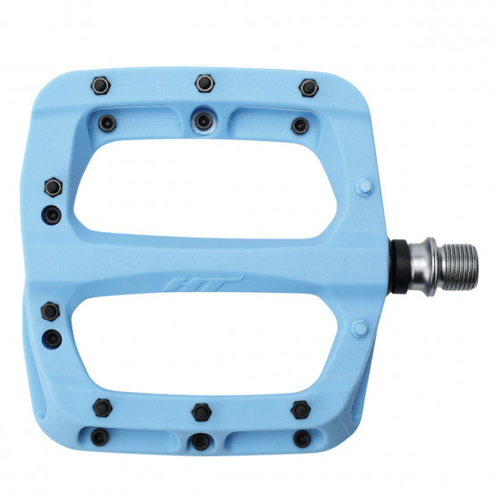 HT COMPONENTS NANO-P Flat Pedals PA03A Blue