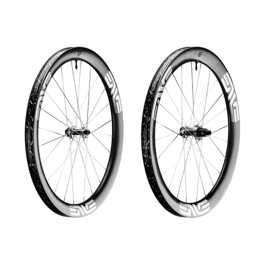 Pair of ENVE G SES 4.5 Tubeless Ready Wheels (Center Lock) Black/Chrome