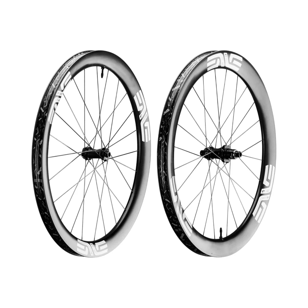 Pair of ENVE G SES 4.5 Tubeless Ready Wheels (Center Lock) Black/White