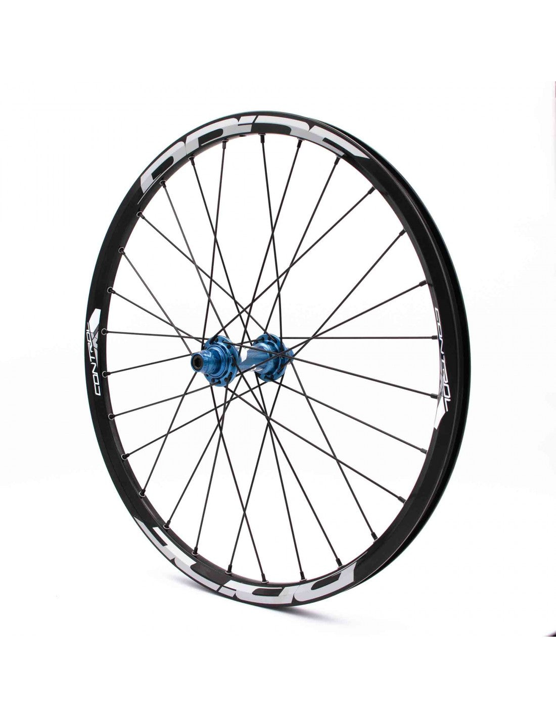 PRIDE 20" (451mm) Control V1 Disc Axes 10/10mm Blue Wheel Pair