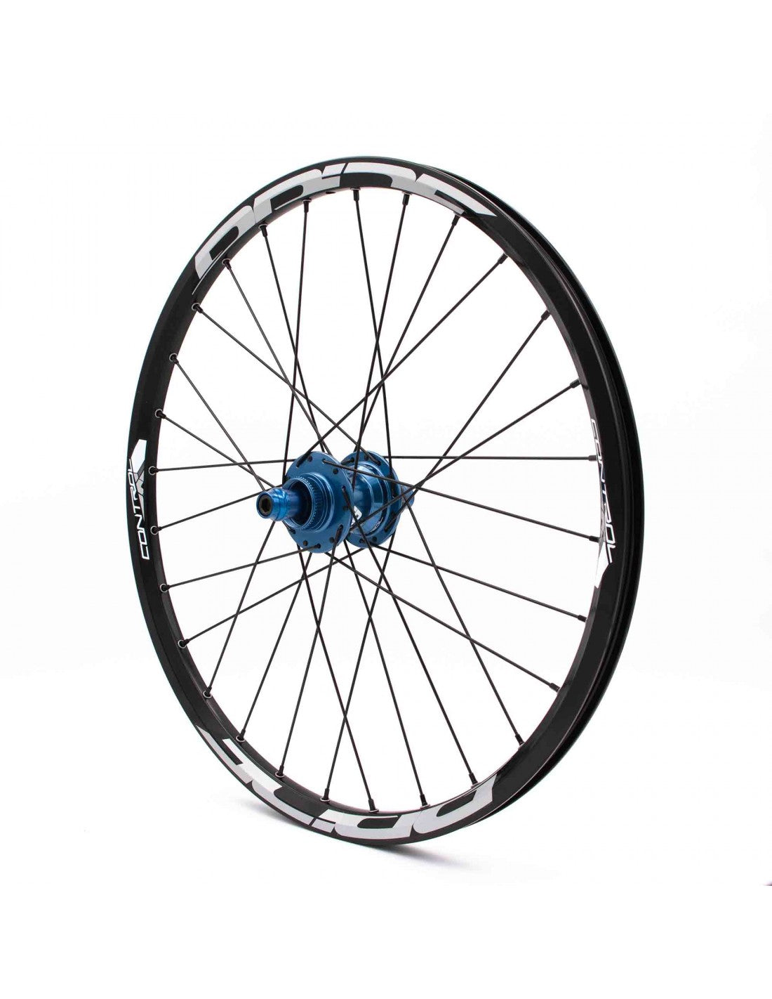 PRIDE 20" (451mm) Control V1 Disc Axes 10/10mm Blue Wheel Pair