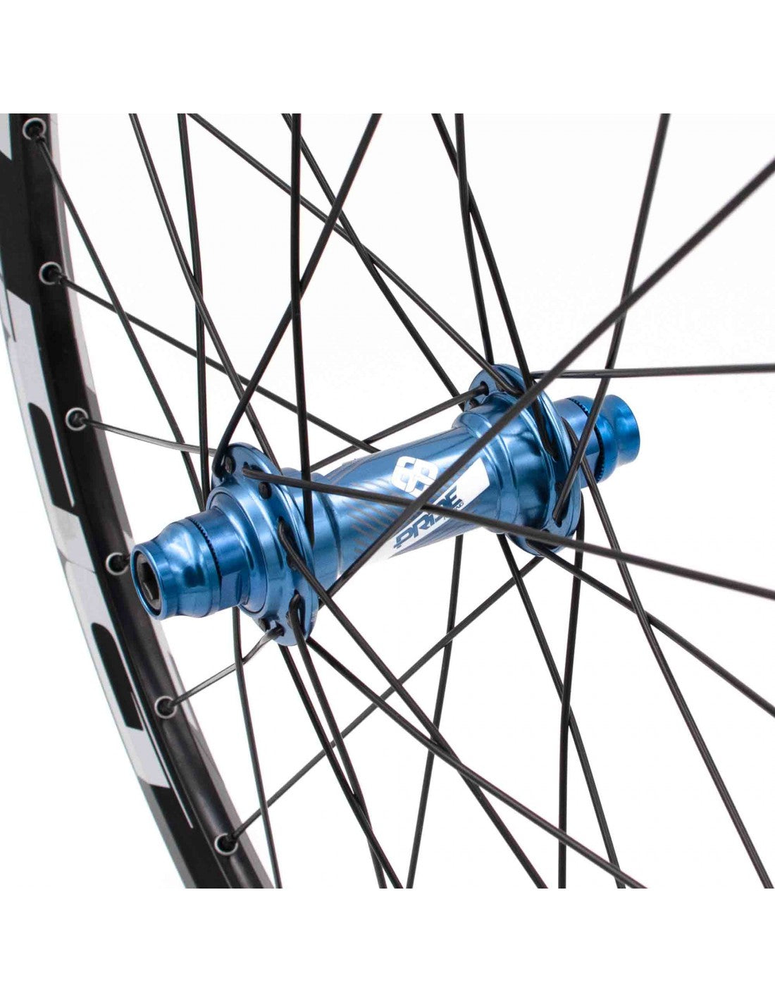 PRIDE 20" (451mm) Control V1 Disc Axes 10/10mm Blue Wheel Pair