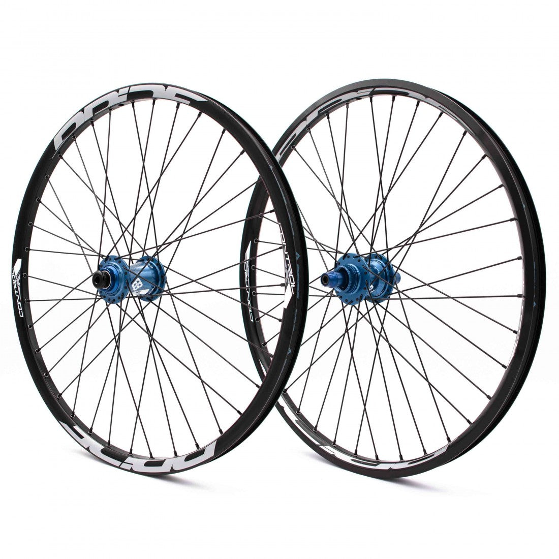PRIDE 24" (507mm) Control V1 Disc Wheelset 20/10mm Axles Blue