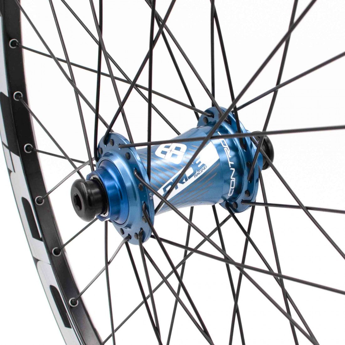 PRIDE 24" (507mm) Control V1 Disc Wheelset 20/10mm Axles Blue