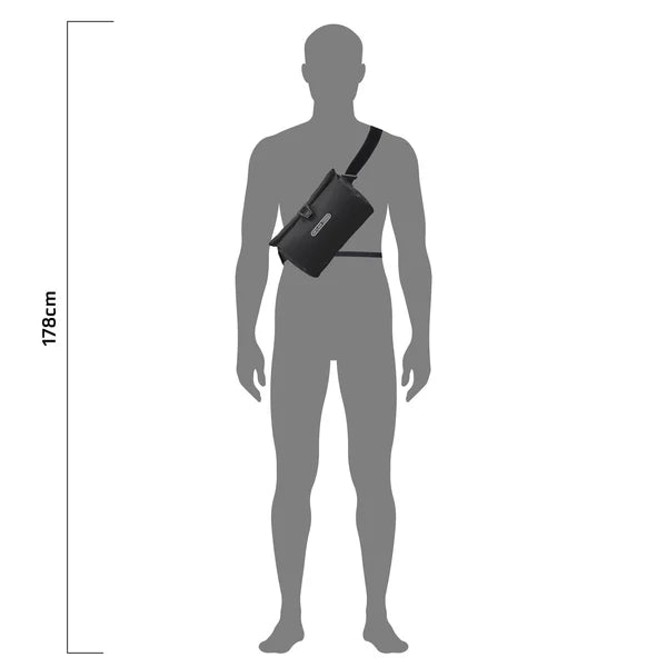 Handlebar bag ORTLIEB VELO SLING FLEX 2.5 L Black