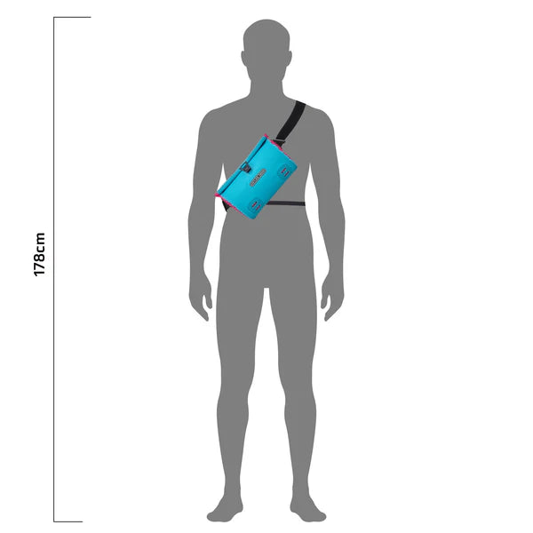 Handlebar bag ORTLIEB VELO SLING 3 L Cyber Blue/Pink