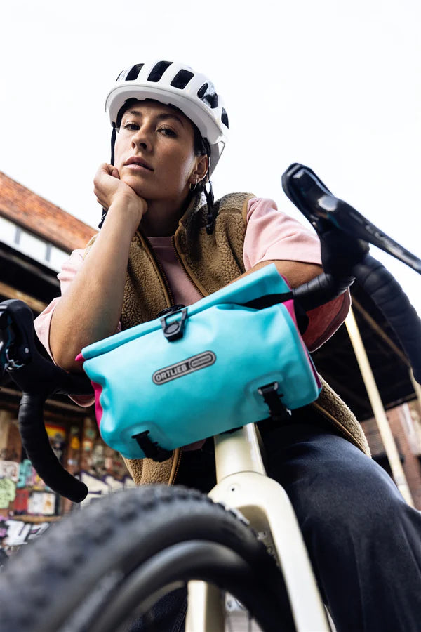 Handlebar bag ORTLIEB VELO SLING 3 L Cyber Blue/Pink