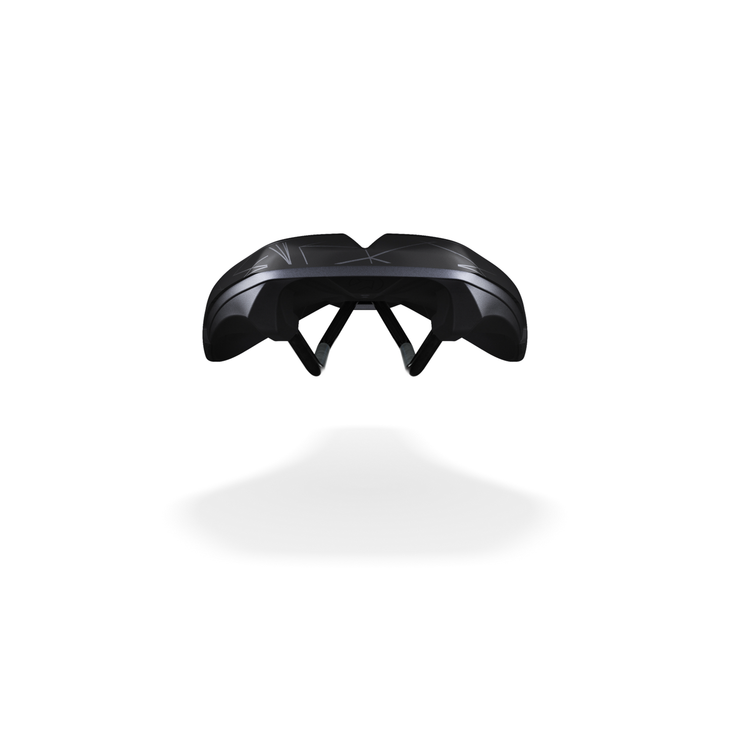 STEALTH OFFROAD PERFORMANCE 142mm PRO Saddle Stainless Steel Rails Black