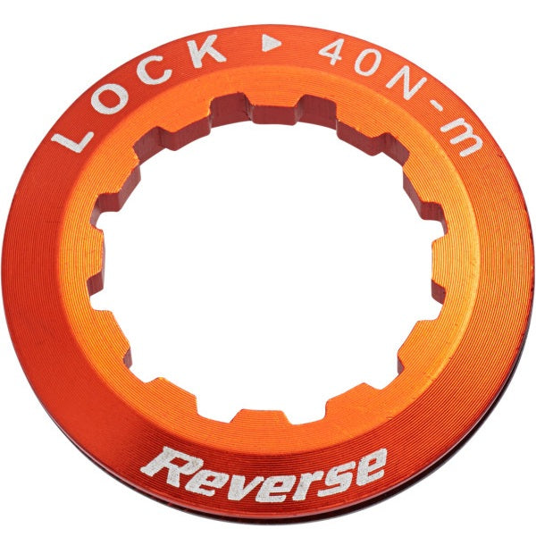 Cassette nut 8/11V REVERSE COMPONENTS Orange