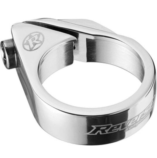 REVERSE COMPONENTS BOLT Saddle Clamp, Matte Silver