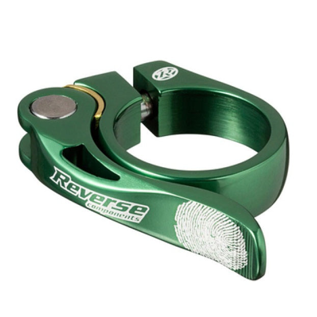 Seatpost Clamp REVERSE COMPONENTS LONG LIFE Quick Release Green