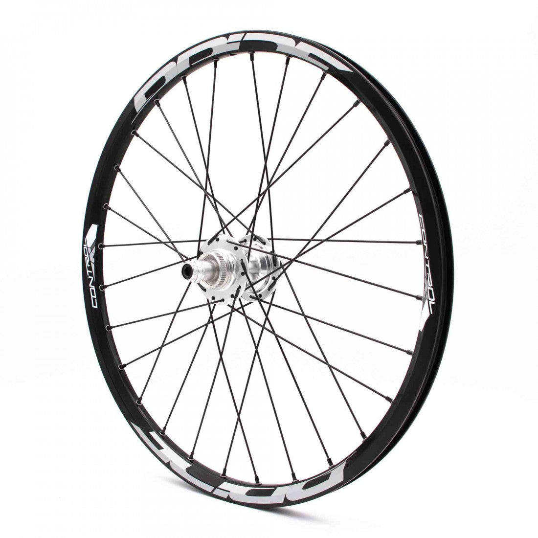 PRIDE 20" (451mm) Control V2 Disc 10/15mm Axle Polish Wheelset
