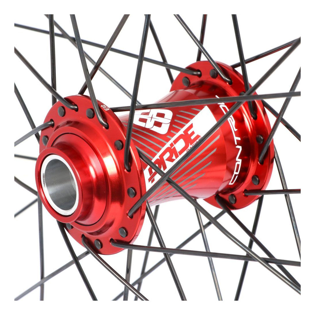 PRIDE 24" (507mm) Control V1 Disc Axes 20/10mm Red Wheel Set