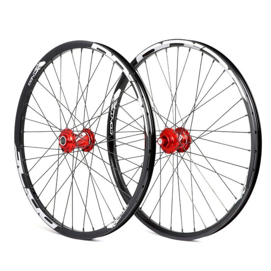 PRIDE 20" (451mm) Control V2 Disc Wheelset Axles 10/15mm Red