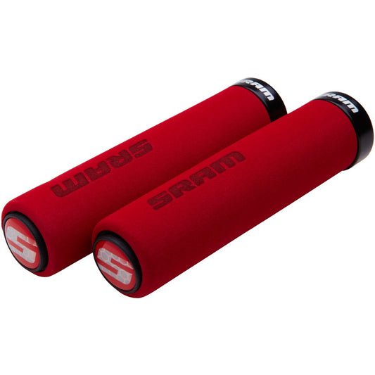 SRAM FOAM Lock-On 129mm Red Grips