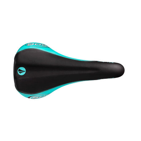 Saddle SDG BEL-AIR RL Rails Cro-Mo Black/Turquoise