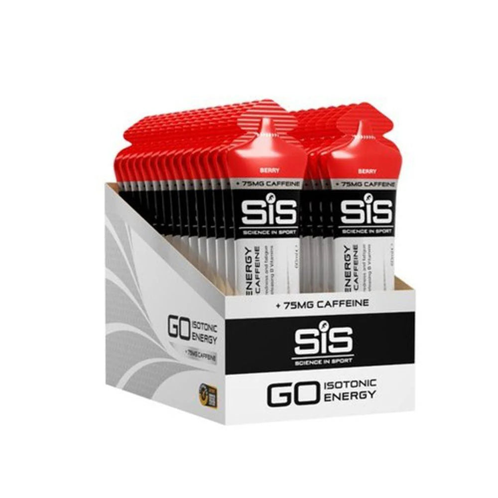 SIS GO ISOTONIC ENERGY Caffeine Gel (60ml) Red berries