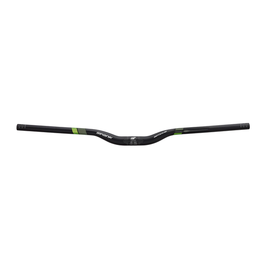 SPANK SPIKE 800 VIBROCORE Rise 30mm 31.8/800mm Black / Green handlebars