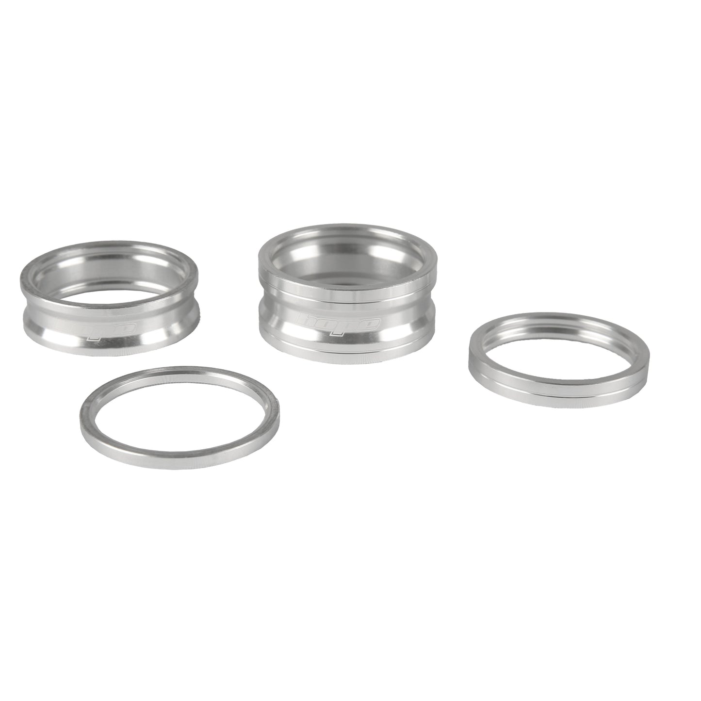 HOPE SPACE DOCTOR 1"1/8 Silver Steering Spacer Kit