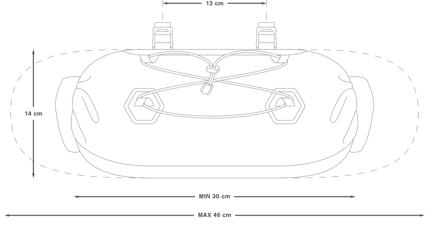 Handlebar bag APIDURA EXPEDITION HANDLEBAR PACK 9 L Black