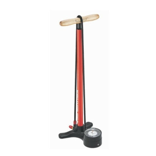 LEZYNE SPORT DRIVE FLOOR foot pump Red