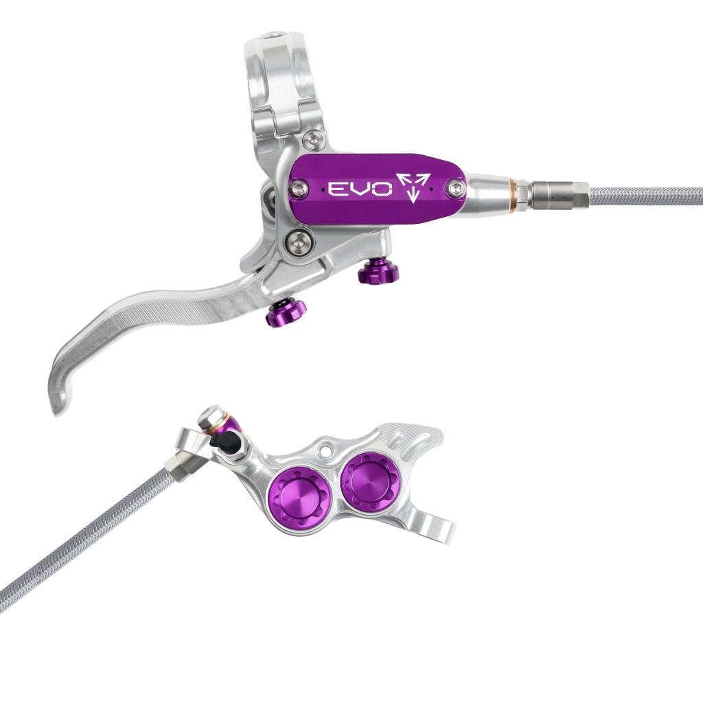 HOPE TECH 4 EVO TR4 Aviation Rear Brake Silver/Violet