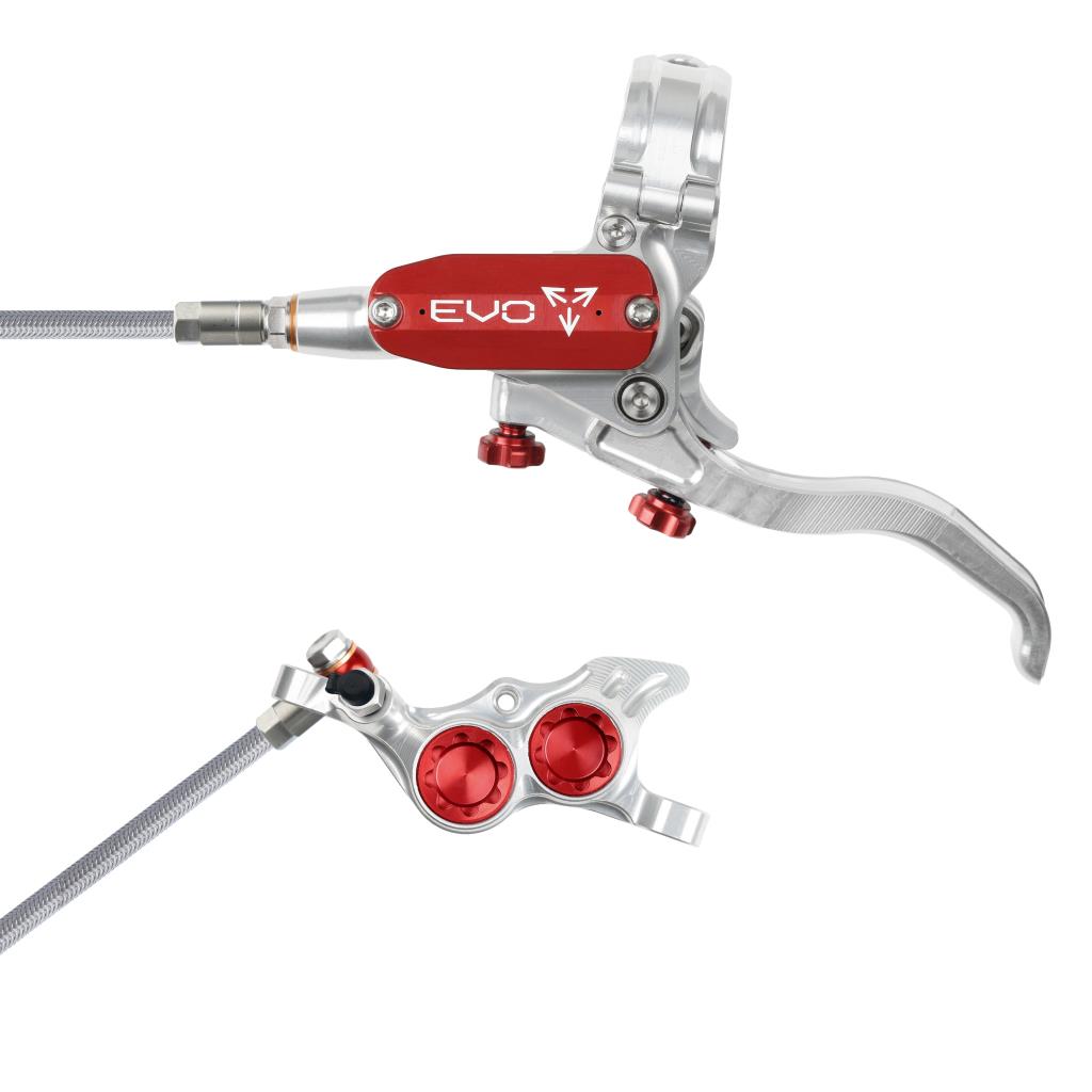Front Brake HOPE TECH 4 EVO TR4 Aviation Silver/Red