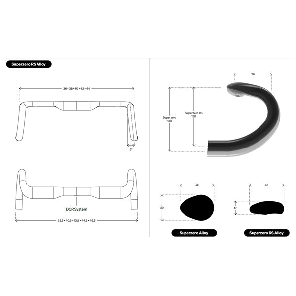 DEDA SUPERZERO RS ALU POB Finish hanger