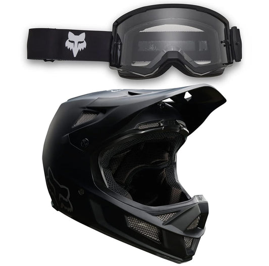 FOX Combo: Headset MTB RAMPAGE COMP MIPS + FOX MAIN CORE Mask Black 2024