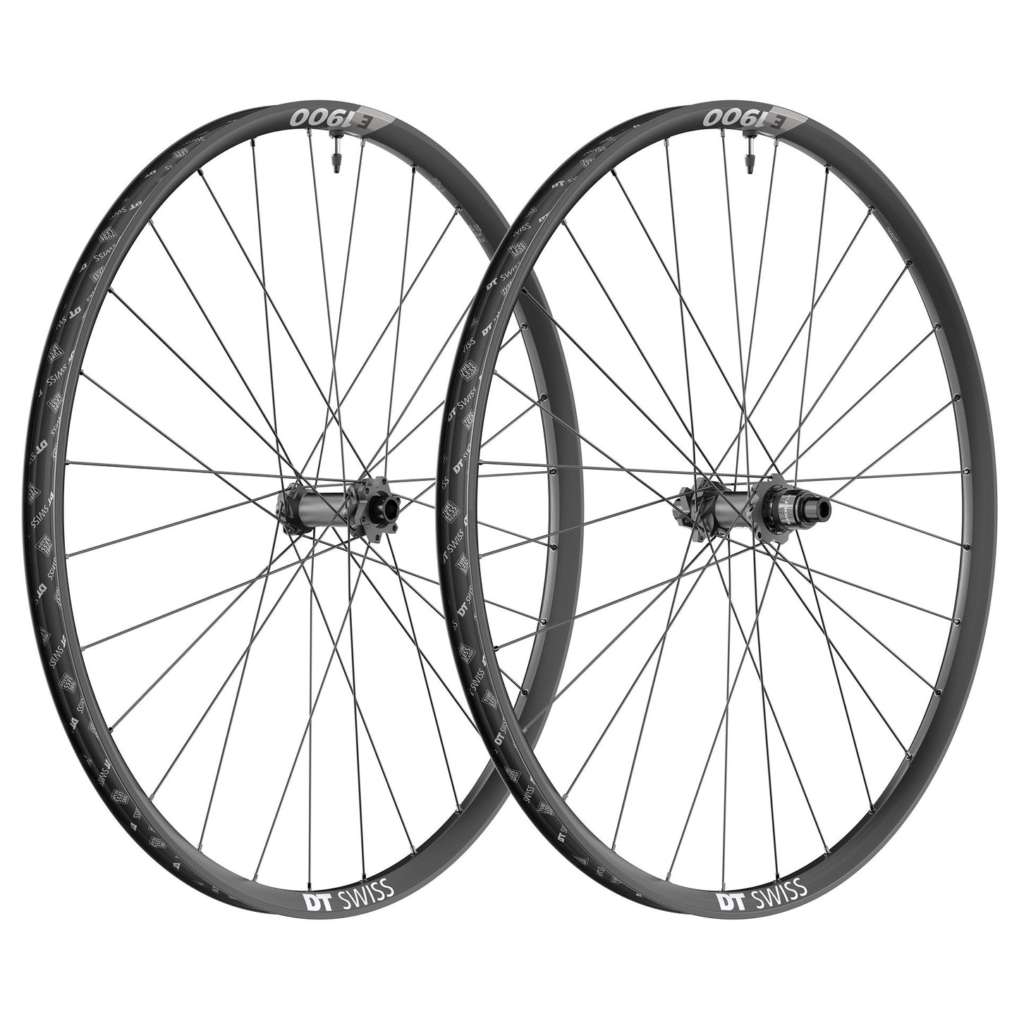 Pair of DT SWISS E 1900 SPLINE 27.5" 30mm wheels 15x110/12x148 mm