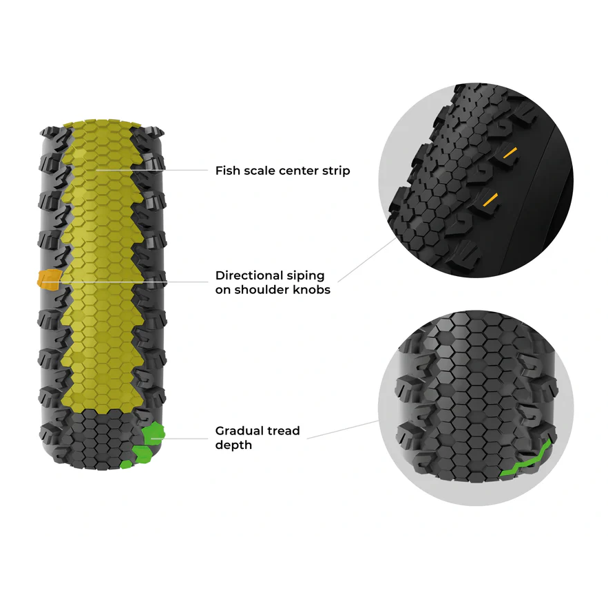 VITTORIA TERRENO XC RACE 29x2.4 Graphene/Silica Tubeless Ready Soft Beige tire