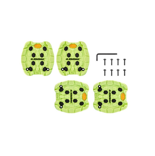 Look Trail Grip Lime flat pedal covers (x4)