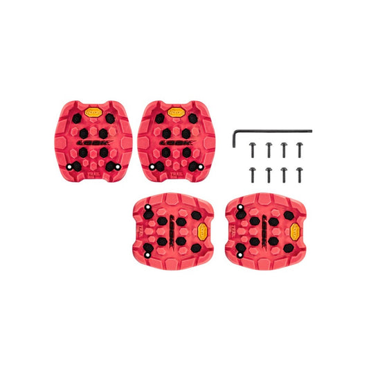 Look Trail Grip red flat pedal covers (x4)