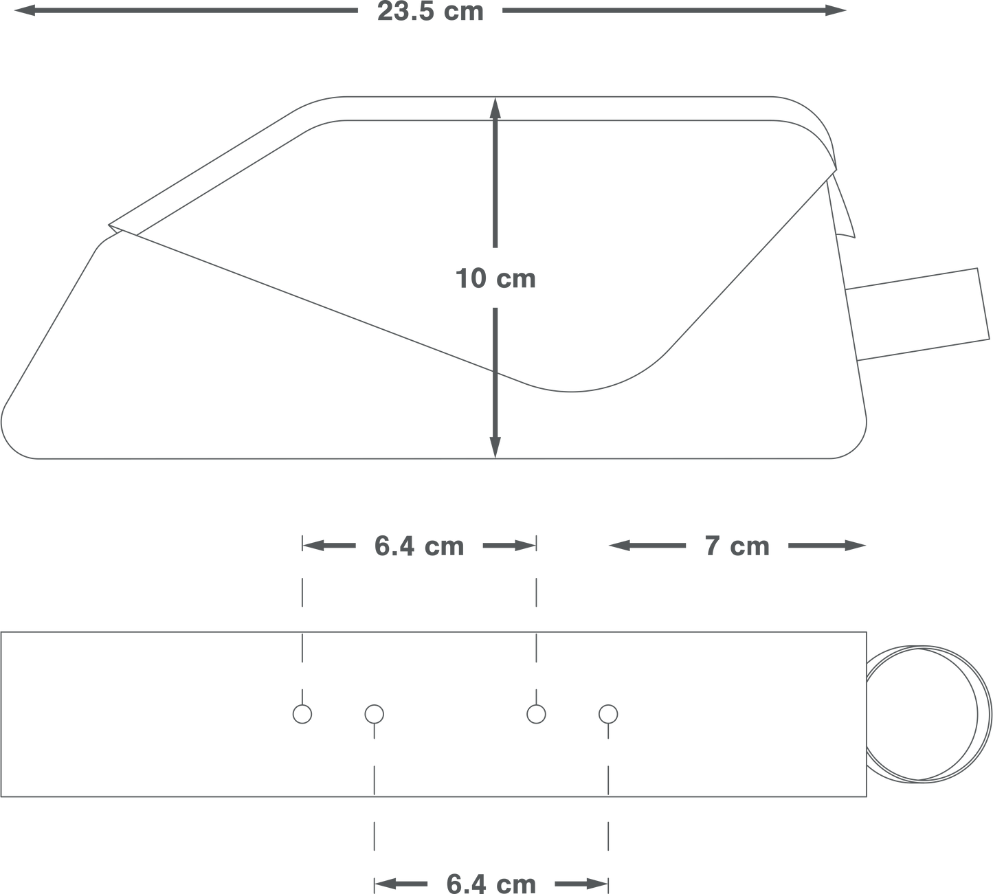 Frame Bag APIDURA RACING BOLT-ON TOP TUBE PACK 1 L Black