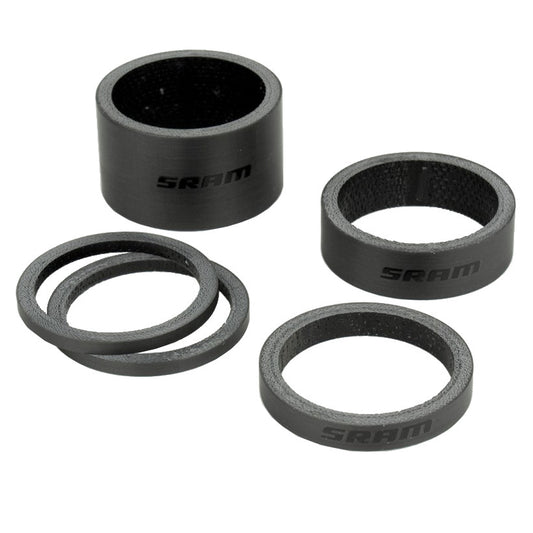 SRAM Carbon Black Steering Spacers