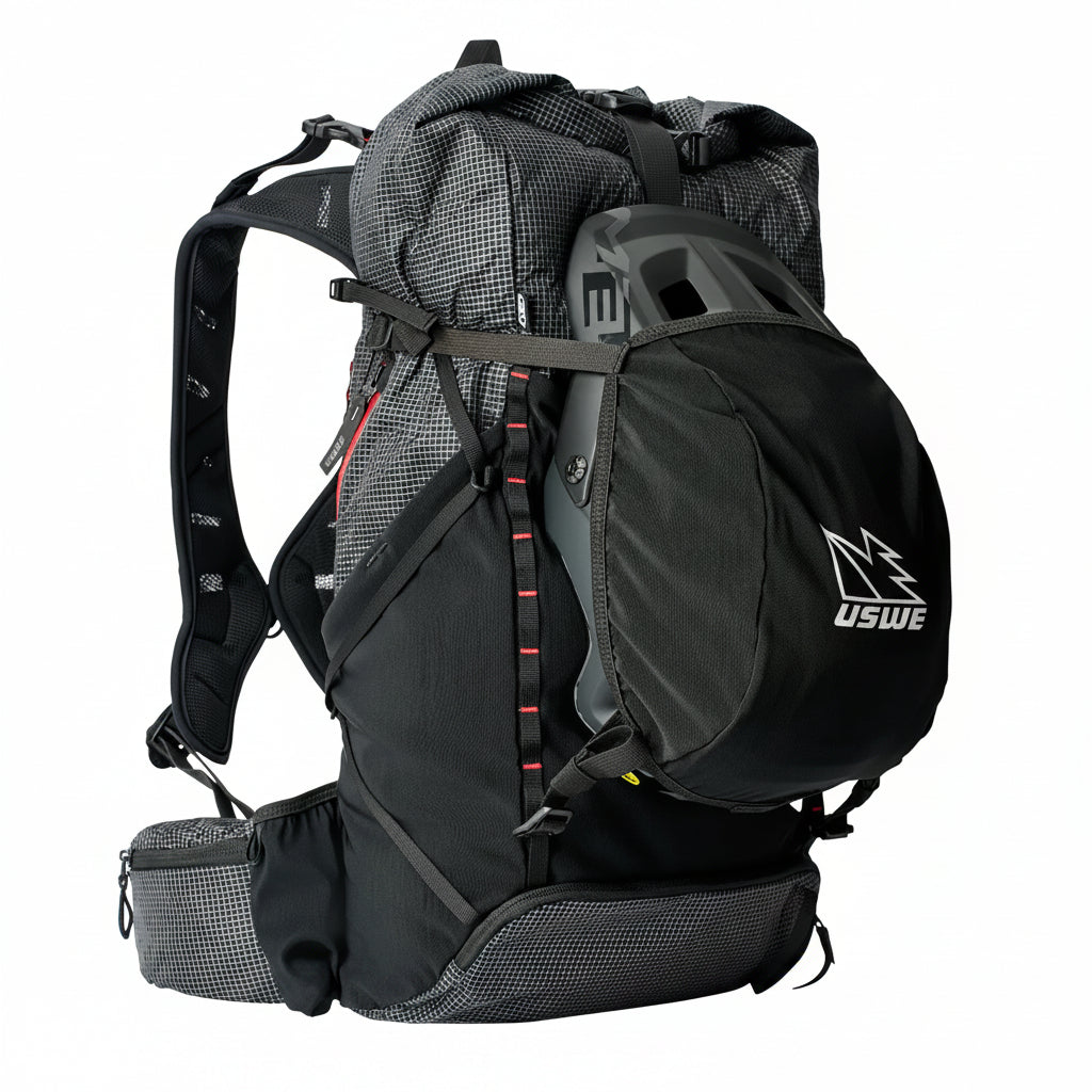 Helmet Holder USWE ROLLTOP VST HOLDER Black