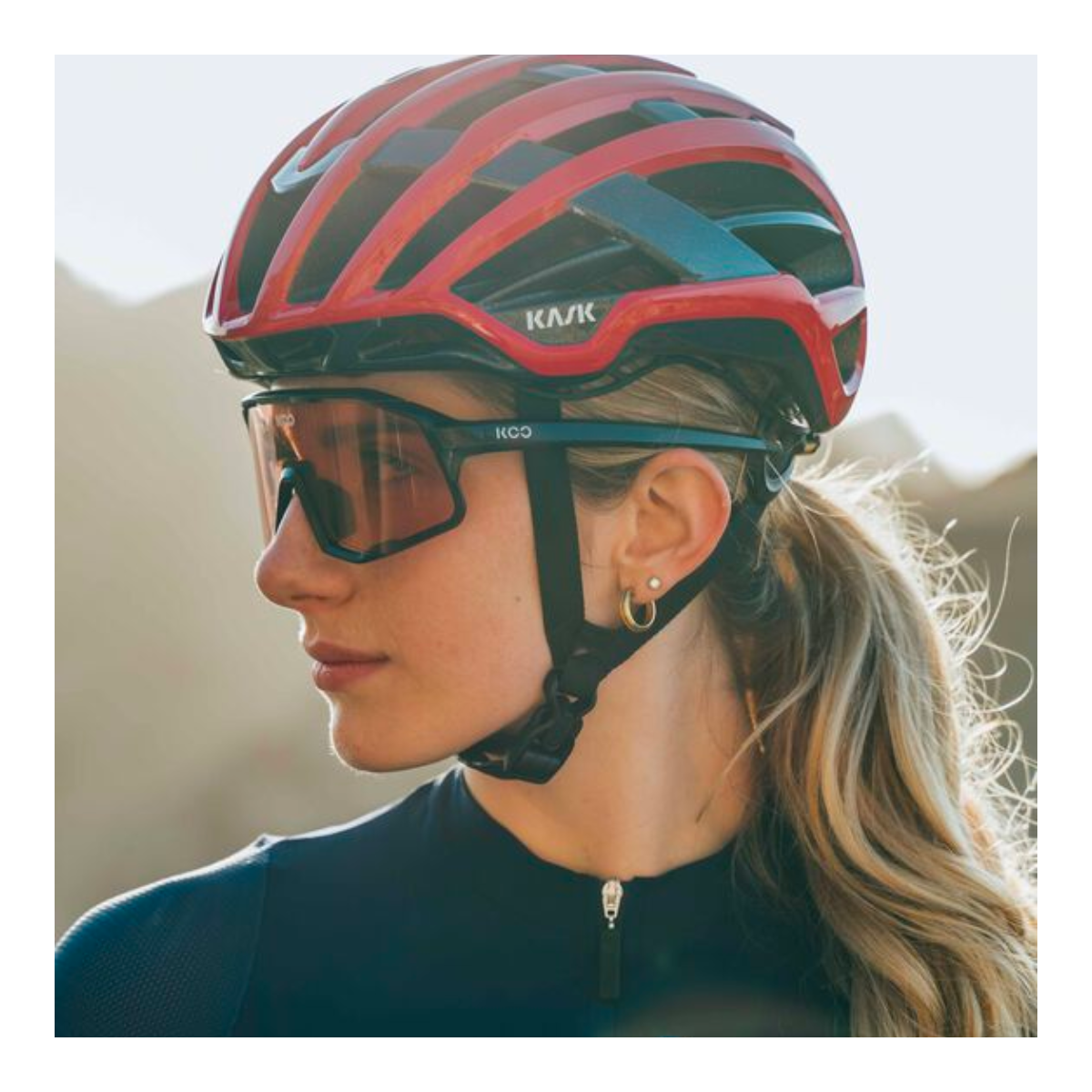 Headset Road KASK VALEGRO Red