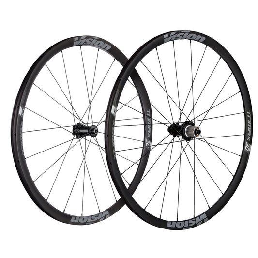 Pair of VISION TRIMAX 30 DISC Tubeless Ready Wheels (Center Lock)